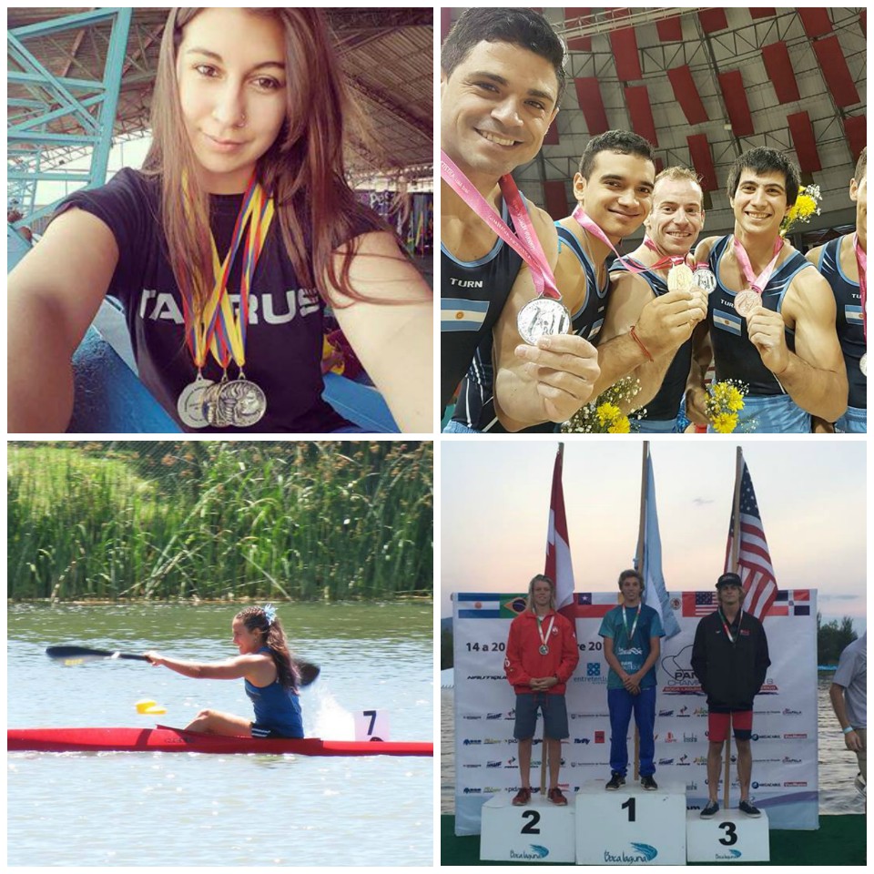 Foto: Los medallistas rosarinos