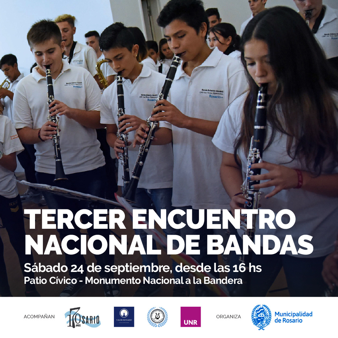 TERCER ENCUENTRO NACIONAL DE BANDAS- Sábado 24/9